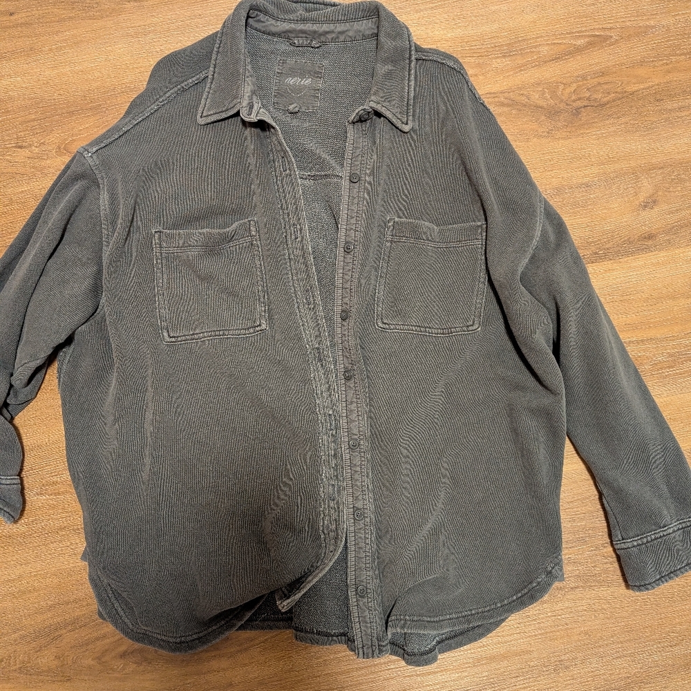 Aerie Lumberjane Fleece Shirt - Picture 3 of 5